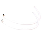 2 PCS  6W 360LM 6500K 597-577nm White + Yellow Wired LED Tube Daytime Running Light DRL Steering Lamp, DC12V, Lamp Length:60cm, 6W 360LM