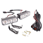 2 PCS MZ 9W 540LM 6500K 3-LED White Light Wired Car Daytime Running Light Fog Lamp, DC12-24V,Light Wire: 15cm, MZ 9W