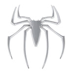 Metal Spider Style Chrome Badges, Spider