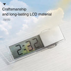 K-033 LCD Auto Clock with Sucker, Clock
