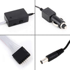 5 Colors Car Music Rhythm Lamp Car Sticker Equalizer with Car Charger, Size: 70cm x 16cm, 70 x 16cm