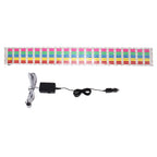5 Colors Car Music Rhythm Lamp Car Sticker Equalizer with Car Charger, Size: 70cm x 16cm, 70 x 16cm