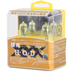 2 X H7 HOD Halogen Bulbs 12V 100W 2400 LM 3500K Yellow Light Headlights, H7