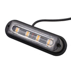 12W 720LM 4-LED 18 Flash Patterns Car Strobe Emergency Warning Light Lamp, DC 12V, 4-LED Yellow Light, 4-LED White Light, 4-LED Blue Light, 4-LED White + Red Light, 4-LED White + Yellow Light, 4-LED Red + Blue
