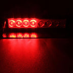 8W 800LM 8-LED 3-Modes Adjustable Angle Car Strobe Flash Dash Emergency Light Warning Lamp with Suckers, DC 12V, White + Red, White + Yellow, Red + Blue, Blue, Red, White, Yellow