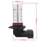 2 PCS 9005 4.2W 630LM White Light 21 LED 2835 SMD Car Brake Light Steering Light Bulb,  DC 12V, 9005