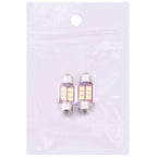 2 PCS 31mm 2.5W 180LM White Light 6 LED SMD 2835 CANBUS License Plate Reading Lights Car Light Bulb, 2.5W 31mm