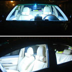 2 PCS 31mm 2.5W 180LM White Light 6 LED SMD 2835 CANBUS License Plate Reading Lights Car Light Bulb, 2.5W 31mm