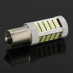 2 PCS 1156/BA15S 3W White 66 LED SMD 2835 Brake Light for Vehicles, DC 12V, 1156