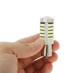 2 PCS 1156/BA15S 3W White 66 LED SMD 2835 Brake Light for Vehicles, DC 12V, 1156