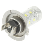 H7 60W White 12 CREE LED Fog Light for Vehicles, DC 12-30V, H7