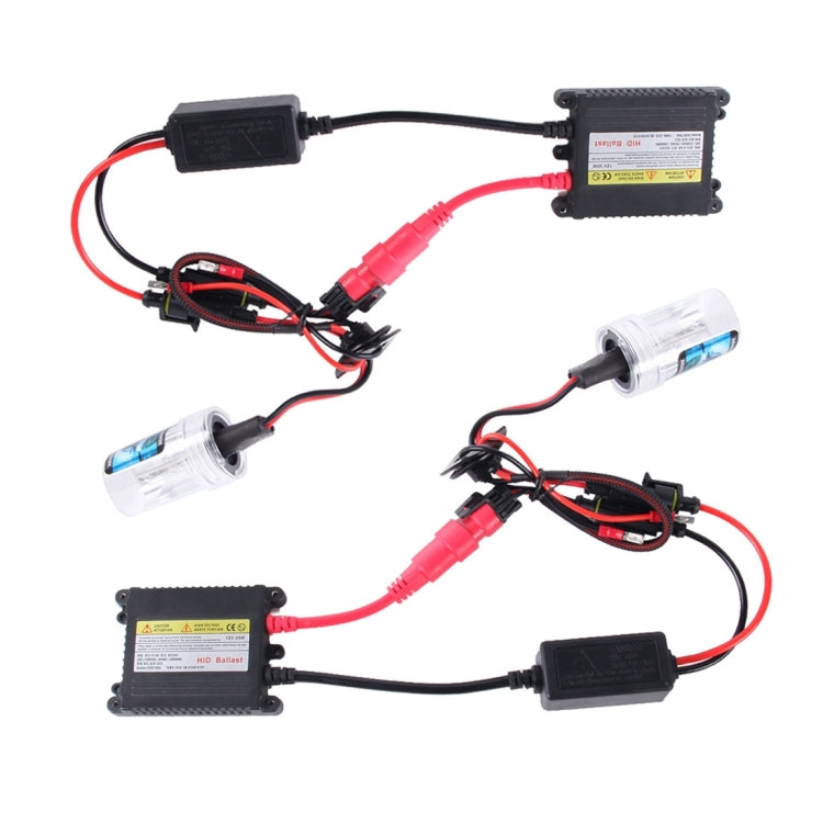 DC12V 35W 2x H7 Slim HID Xenon Light, High Intensity Discharge Lamp, H7, Color Temperature: 8000K, H7, Color Temperature: 6000K