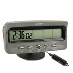 3.6 inch LCD Car Digital Thermometer with Time / Date / Week / Alarm / Car Storage Battery Voltage Display, 3.6 inch Digital Thermometer