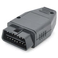OBDII 16-Pin Connector Adapter for Car Diagnostic Male Cable