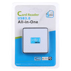 USB 3.0 All-in-1 Card Reader, Super Speed 5Gbps, Support CF / SD / TF / M2 / XD Card