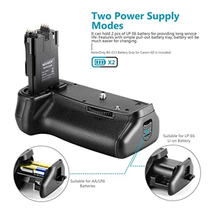 Battery Grip for Canon 6D, For Canon 6D