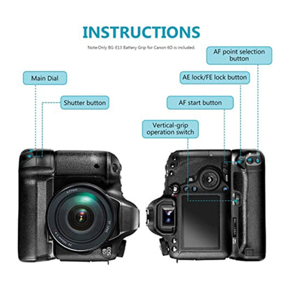 Battery Grip for Canon 6D, For Canon 6D