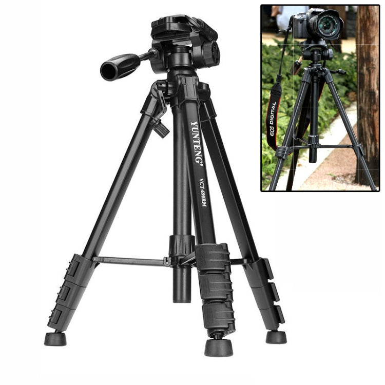 YUNTENG Camera Tripod with 3-dimensional Damping Head (VCT-690RM)