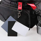 3 in 1 Black White Gray Balance Card / Digital Gray Card with Strap, Works with Any Digital Camera, File Form: RAW and JPEG, Size: 17.5cm x 12cm, Size: 17.5cm x 12cm