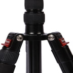 Triopo MT-2805C Adjustable Portable Aluminum Tripod with NB-2S Ball Head for Canon Nikon Sony DSLR Camera, MT-2805C (Black), MT-2805C (Gold)