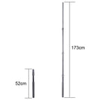 Aluminum Alloy Handheld Boom Pole Holder for SLR Camera / LED Light Microphone, Max Length: 173cm