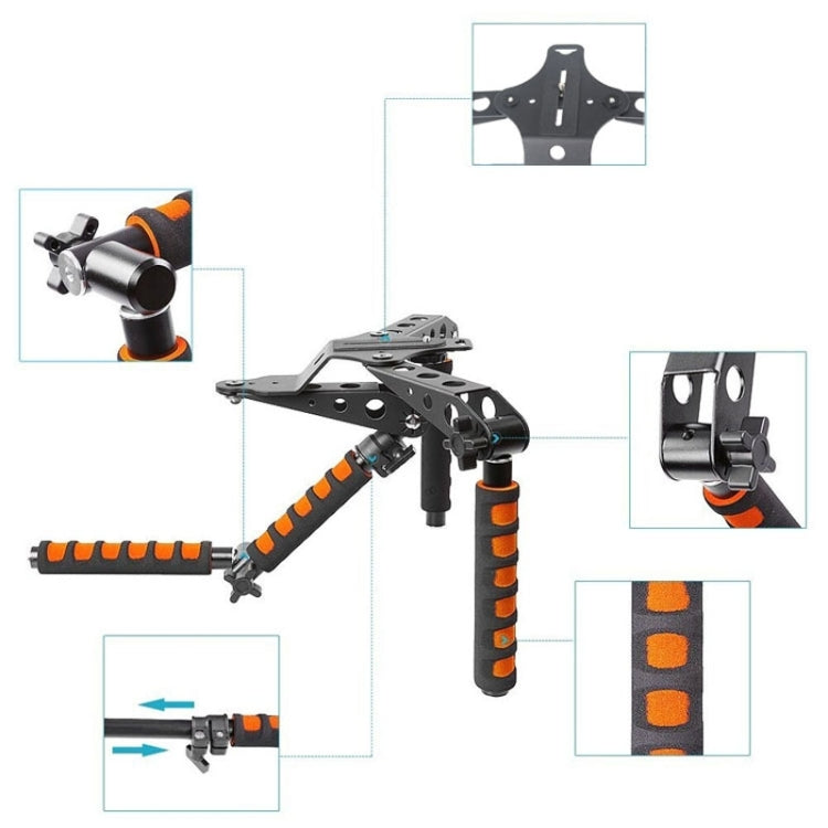 YELANGU YLG0107D Rig I Multifunctional Handles Camera Shoulder Mount for DSLR Camera / Video Camera