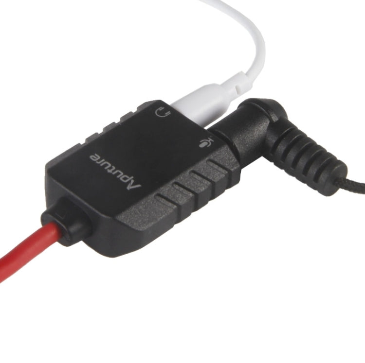 Aputure 3.5mm Audio Y Male to 2 Female Headset Mic Splitter Cable, 3.5mm Male to 2 Female
