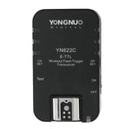 YONGNUO YN622C-KIT E-TTL Wireless Flash Trigger Controller + Transceiver Kit for Canon Camera, for Canon