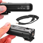 2 PCS YONGNUO RF603C II FSK 2.4GHz Wireless Flash Trigger with C1 Shutter Connecting Cable, RF603C II