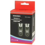 2 PCS YONGNUO RF603C II FSK 2.4GHz Wireless Flash Trigger with C1 Shutter Connecting Cable, RF603C II