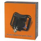 Camera Holster Waist Belt Buckle Button Fast Loading for All Camera