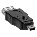 10 PCS USB Female to Mini USB Male Adapter, 10 Pcs USB Female