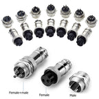 DIY 16mm 7-Pin GX16 Aviation Plug Socket Connector (5 Pcs in One Package, the Price is for 5 Pcs), 7 Pin