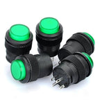 R16-503 16mm 4pin Self-Locking Push Button Switch with Indicator (5 Pcs in One Package, the Price is for 5 Pcs), 16mm Self-Locking