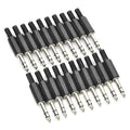 6.5mm Audio Jack Plug Adapter Connector (20 Pcs in One Package, the Price is for 20 Pcs), 6.5mm Audio