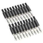 6.5mm Audio Jack Plug Adapter Connector (20 Pcs in One Package, the Price is for 20 Pcs), 6.5mm Audio