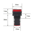 24V AD16-22D / S 22mm LED Signal Indicator Light Lamp, 24V