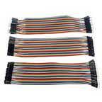 40 PCs Breadboard Male to Male / Male to Female / Female to Female Jumper Cable (120 PCs per package), Male to Male (40 PCS)