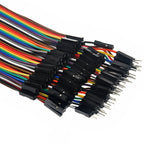 40 PCs Breadboard Male to Male / Male to Female / Female to Female Jumper Cable (120 PCs per package), Male to Male (40 PCS)
