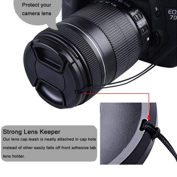 72mm Center Pinch Camera Lens Cap, 72mm
