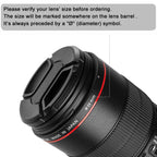 77mm Center Pinch Camera Lens Cap, 77mm
