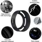 40.5mm Metal Vented Lens Hood for Leica, 40.5mm