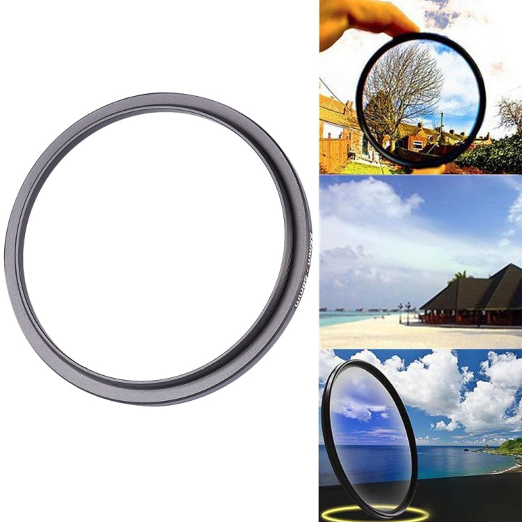 55mm-58mm Lens Stepping Ring, 55mm-58mm