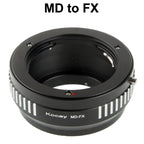MD Lens to FX Lens Mount Stepping Ring, For Fuji FX
