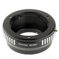 MD Lens to M4/3 Lens Mount Stepping Ring, For Olympus M4/3 (Black)