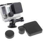 Protective Camera Lens Cap Cover + Housing Case Cover Set for SJ4000 Sport Camera, SJ4000