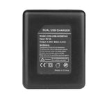 USB Dual Battery Travel Charger for GoPro HERO4 (AHDBT-401), For GoPro HERO4