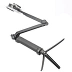 3-Way Multi Function Extendable Monopod Tripod Folding Rotating Arm Camera Handle for DJI, Insta360, GoPro and Other Action Cameras, 3-Way Monopod