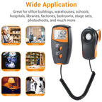Digital Light Meter, Measuring Range: 1-100000 Lux, LX1010BS