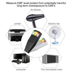 5-LED Electromagnetic Radiation Detector EMF Meter Tester, Style 2  White, Style 2 Black